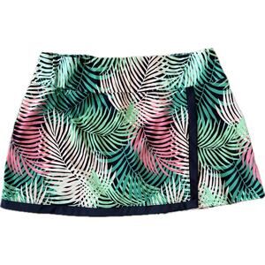 Tommy Bahama Skort XL Floral Print Athletic Golf Skirt Tropical Wrap Hawaiian